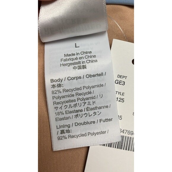 New! J.Crew Bikini Bottom Women’s Large Curved Waist Cheeky Blue Mist BC125 - Picture 6 of 7